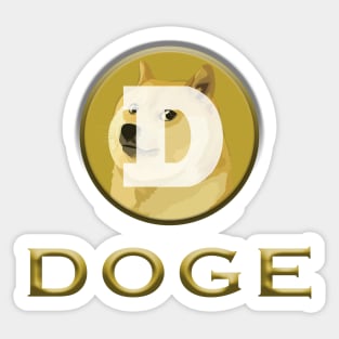 Doge Coin Sticker